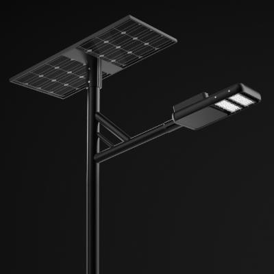 China 12volt 9m Separate Solar Street Light Lighting System 100w Semi Integrated Solar Street Light With Solar Panel for sale