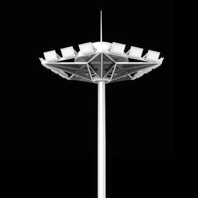 China Garden 18m 25m High Mast Flood Light Pole Football 30m Led Stadium Light Lighting Pole for sale