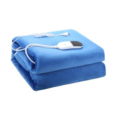 China BaiZheng Custom Hot Sale Electric Hotel Fast Heating Thermal Blanket For Winter for sale