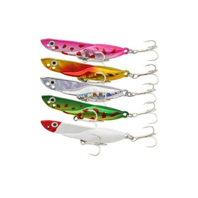 China High Frequency Vibration Zinc Alloy Fish Lure VIB 5g/7g/9g/14g/19g Zinc Alloy Fishing Tackle Artificial Bait for sale