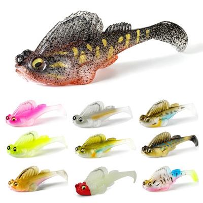 China PVC 7g Wonderful Plastic 10g 14g Bass Jumping Fish Soft Lures Freshwater Lifelike Artificial Rubber for sale