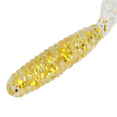 China Wholesale PVC Plastic Soft Lure Gru worm Capuchin Larvae Fishing Jig Head Hook Groundbait Set for sale