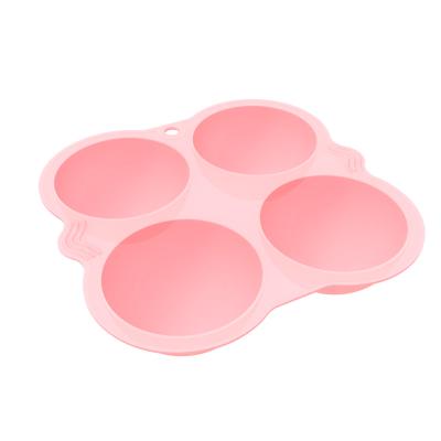 China Sustainable Hot Selling Pink Hot Chocolate Bomb Molds Custom Chocolate Molds From Amazon for sale