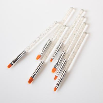 China Nail Art Paint Brushes Nail Art Design Tools Uv Gel Paint Brush Nail Brush 7Pcs For Nail Art for sale