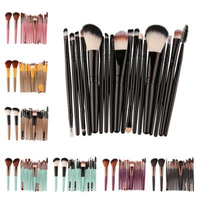 China Angular Blush 18pcs Eyeshadow Set Brushes Professional Mascara Brush Amazon Sells High Quality Makeup Set Brushes for sale