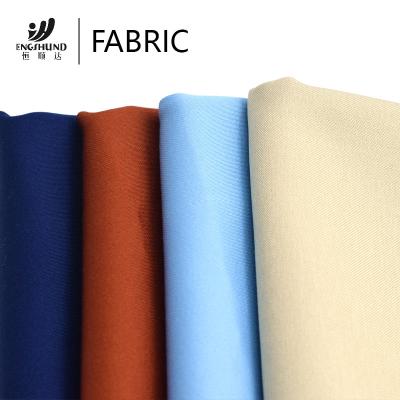 China Wholesale Textile Supplier Polyester Spandex Satin Drill Shrink-Resistant Yarn Dyed Worsted Woven Cotton Fabric Trousers Buy From China for sale