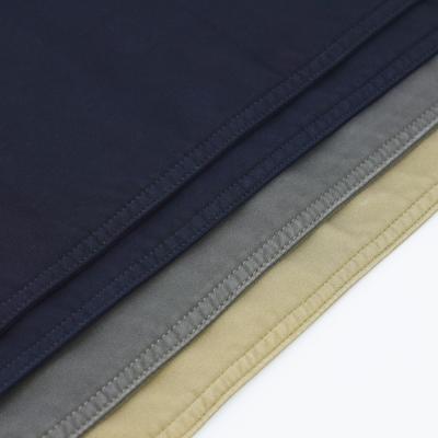 China Wholesale textile supplier polyester spandex satin waterproof drill yarn dyed woven cotton fabric trousers worsted buy from China for sale