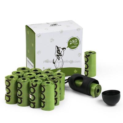 China Sustainable Customized Green Color Pet Waste Disposal Dog Poop Bags Dispenser for sale