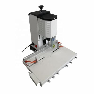 China HY-50A 30-50mm Retail Thickness Electric Single Hole Punching Machine for sale