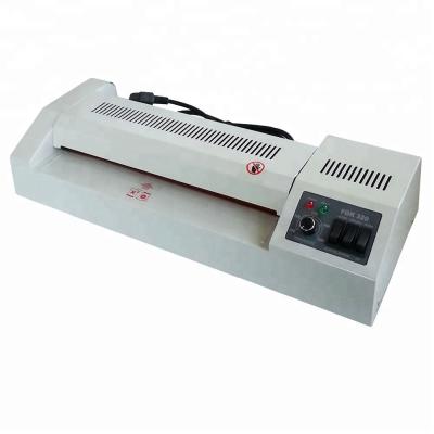 China professional 320mm a3 size pocket laminator machine with A3 power indicator light for sale