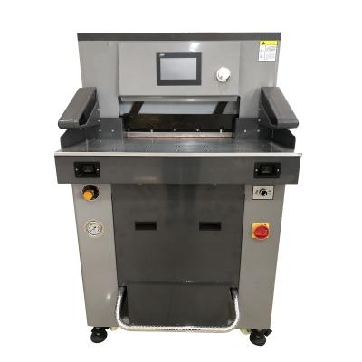 China H520TV7 Machinery Repair Shops Hydraulic Guillotine 520MM Paper Cutter Machine for sale