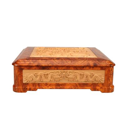 China Handmade Carving High End Box Hot Sale Gift Packaging Box Wooden Gift Box for sale