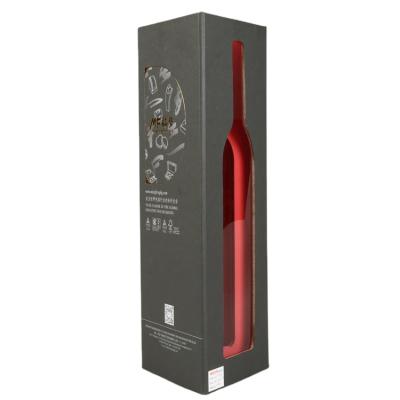 China 2021New OEM ODM handmade high end triangle printing paper wine box 1 bottle box paper boxes for wine for sale