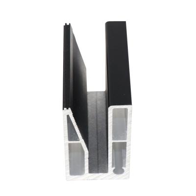 China Aluminum U Shape Glass Channel for Balcony Fits 10-13mm Glass and After-sale Service for sale