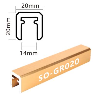 China Sistema de barandillas de vidrio con barandillas de vidrio templado sin marco y aleación de aluminio anodizado en venta