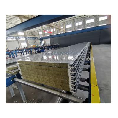 China 1150MM Australia Standard 50mm Thick Rockwool Sandwich Wall Panel Mineral Wool Sandwich Panel for sale