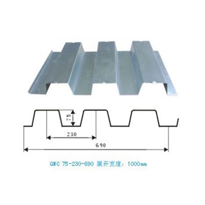 China Modern Metal Steel Decking Sheet Corrugated Steel Sheet Metal Decking for sale