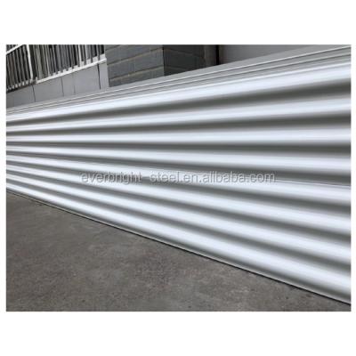 China Modern Steel Structure Workshop Sidewall PPGI Corrugated Steel Sheet for sale