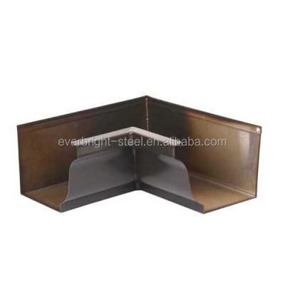 China Environmental Aluminum Alloy Roof Rain Gutter With Different Size And Color for sale