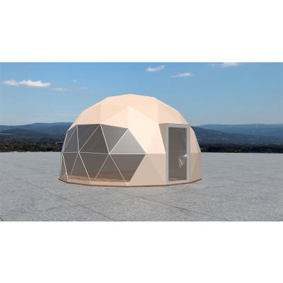 China Hot Sale Camping Dome Glamping Waterproof Luxury Dome Tent 8m Diameter Hotel For Resort for sale