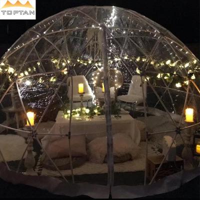 China UV Resistant Custom Plastic Glamping Dome Event Room Clear Bubble Tent Aluminum Alloy Clear Tent For Sale for sale