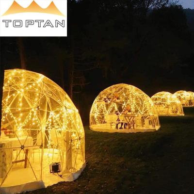 China UV Resistant Outdoor Transparent Movable Tent House Bubble Canopy Transparent Camping Tent For Exhibition Garden Sales for sale