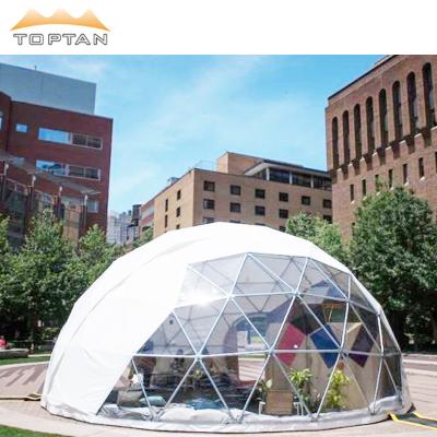 China Factory price UV resistant waterproof geodesic glamping /wedding banquet/vocal concert/commercial event dome tent for sale for sale