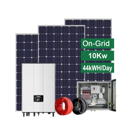 China 10kw 12kw 15kw Portable System Home Survival Solar Power Residential Solar Panel System for sale