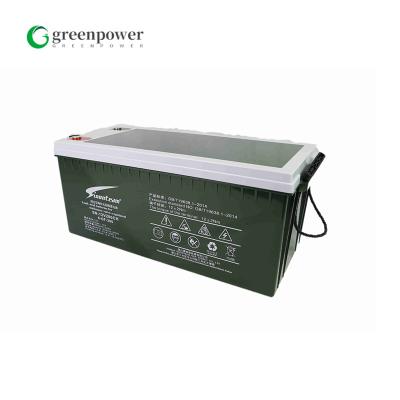 China China Supplier Solar Power 200ah 100ah 12v Lead Acid Gel Maintenance Free Deep Cycle Air To Ground Missile Solar Battery for sale