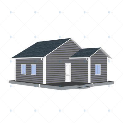 China Heya-2B01-B China 2 room sandwich panel house ready made prefabricated accommodation supplier for sale