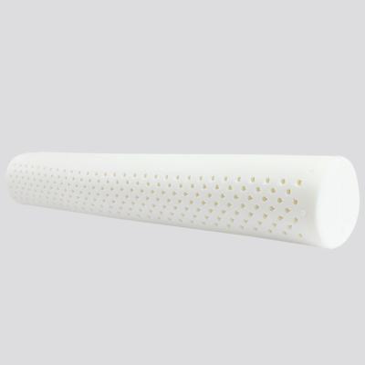 China OEM Pillow Anti Dust Latex 100% Latex Body Grade Natural Round Anti-Static Premium Pillow Cylinder Solid White for sale