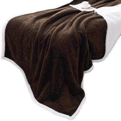 China Wholesale Custom Solid Recycled Comfy Couch Anti-Static Manta Flannel Minky Fleece Sherpa Fleece Blanket Reversible Throw Blanket for sale