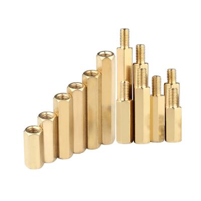 China Female Cavity Pillars with Male Brass Hex Standoff Spacer Hexagonal Stud Spacer Cavity Pillars for sale