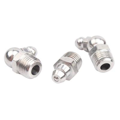 China Stainless Steel M6 M8 Male Thread Steel Straight 45 Degree 90 Degree Grease Nipple for sale