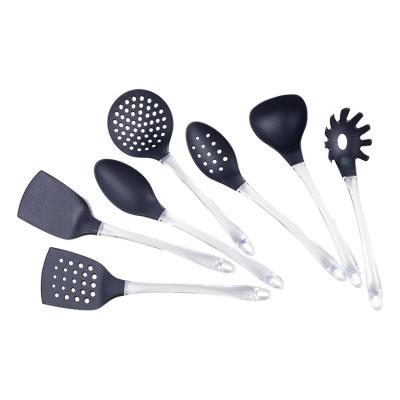 China Best Sustainable Selling 7 Pieces Sets Nylon Kitchenware Products Kitchen Utensils For Cooking Using for sale