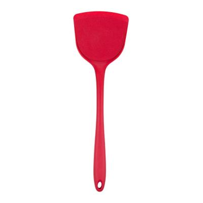 China Sustainable Food Grade Kitchen Utensils Spatula Hot Resistance Silicone Kitchen Cookware Spatula For Baking for sale