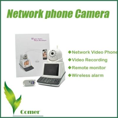 China WiFi RJ45 60HZ / 50HZ HD Network Phone P2P IP Camera 640 x 480 Pixels for sale