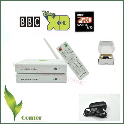 China 4G Nand Flash Arabic TV Channels Box , Dual Core HD Android OSN TV BOX for sale