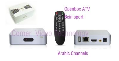 China Deporte vivo de Bein de la ayuda del flash 256MB DDR3 de la caja 128MB NAND de Openbox ATV Linux TV en venta