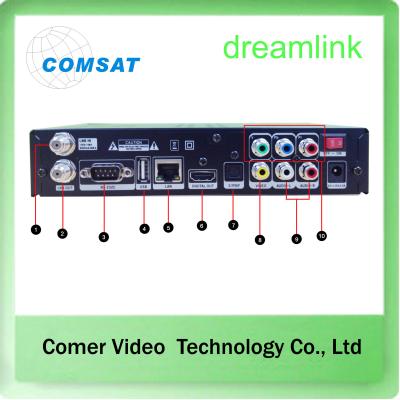 China 8QPSK Dreamlink HD Digital DVB-S2 Set Top Box 10,000 Channels With SK 200 ATSC for sale