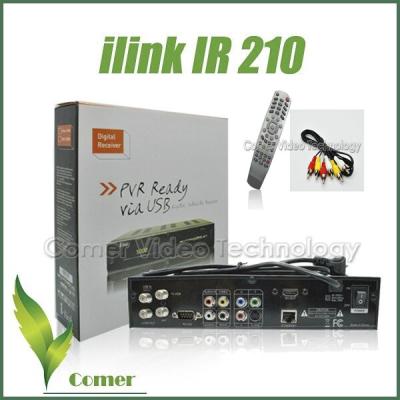 China Caja USB 2,0 del color TV del negro del receptor de satélite DVB-S del receptor HD ILINK IR210 del FTA en venta