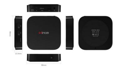 China Black Dual Core HD TV Box Plastic OS Window 8.1 And Android System for sale