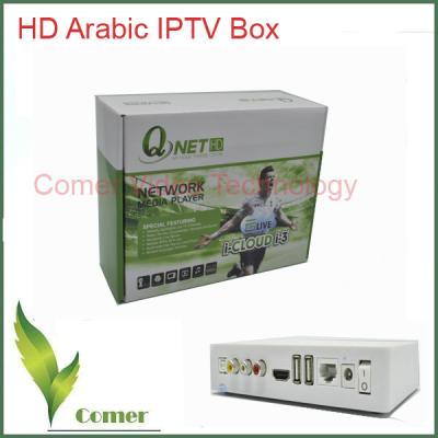 China Árabe ligero de Qnet de la caja de IPTV HD con los canales del indio de HD en venta