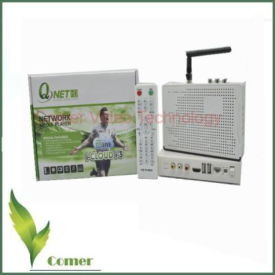 China Portable árabe de la caja USB 2,0 de HDMI Qnet HD TV con 300 canales en venta