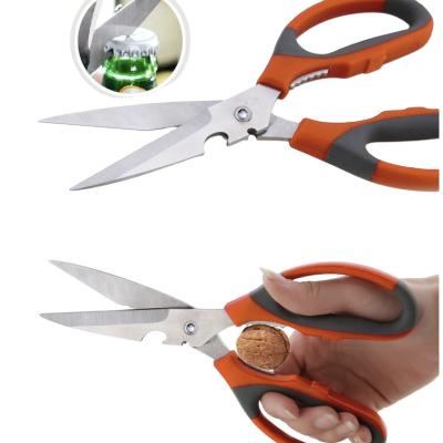 China Can Be Customized Kitchen Shears Multi Function Kitchen Scissors Heavy Duty For Chicken Meat Fish Crab for sale