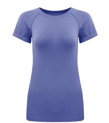 China Breathable Quick Dry Sportswear For Women Loungewear Soft Comfortable Round Neck Short Sleeve Tops Sport Solid Color for sale