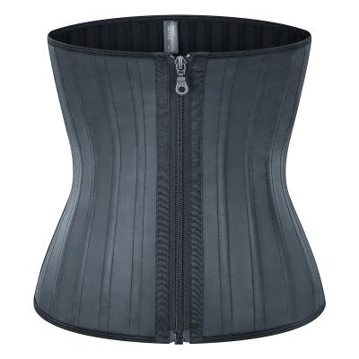 China Tummy Control Bodytrainer New Plus Size Bone Latex Waist Trainer With Strong Zipper 6XL Waist Trimmer Steel Corset 25pcs for sale