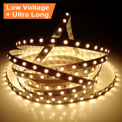 China LANDSCAPE Voltage 24V 48V RGB 5050 2835 Ultra Long Flexible LED Strip 20m 30m 40m 50m 60m Low Light for sale