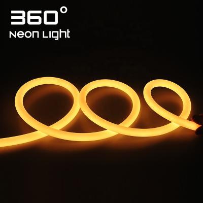 China LANDSCAPE 360 Degree IP67 Waterproof Round Custom Flexible Rope Strip Silicone LED Neon Light Tube Neon Light for sale