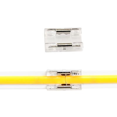 Κίνα High Quality COB LED Strip Light Connector 6mm 8mm 10mm Width Solderless LED Strip Light Connector προς πώληση